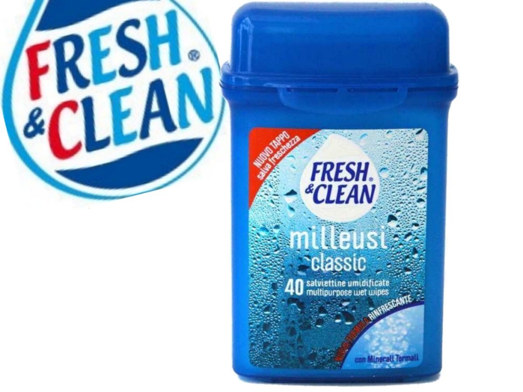 wipes fresh&clean thousand uses blue